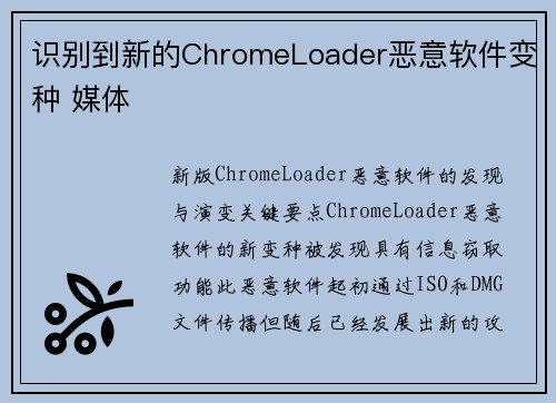 识别到新的ChromeLoader恶意软件变种 媒体